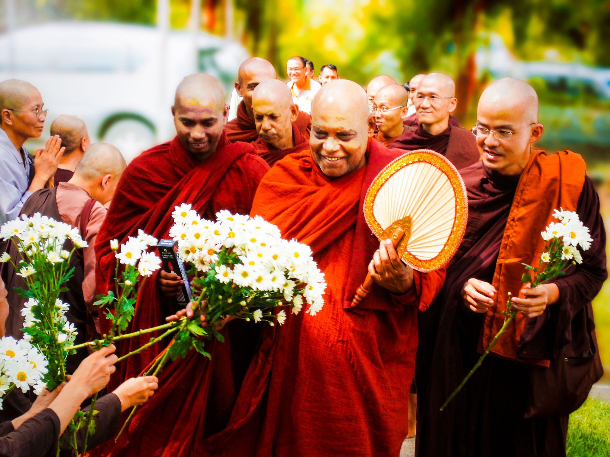 圣法大长老莅临古晋菩提禅林